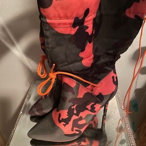 Women Camouflage fashion boots